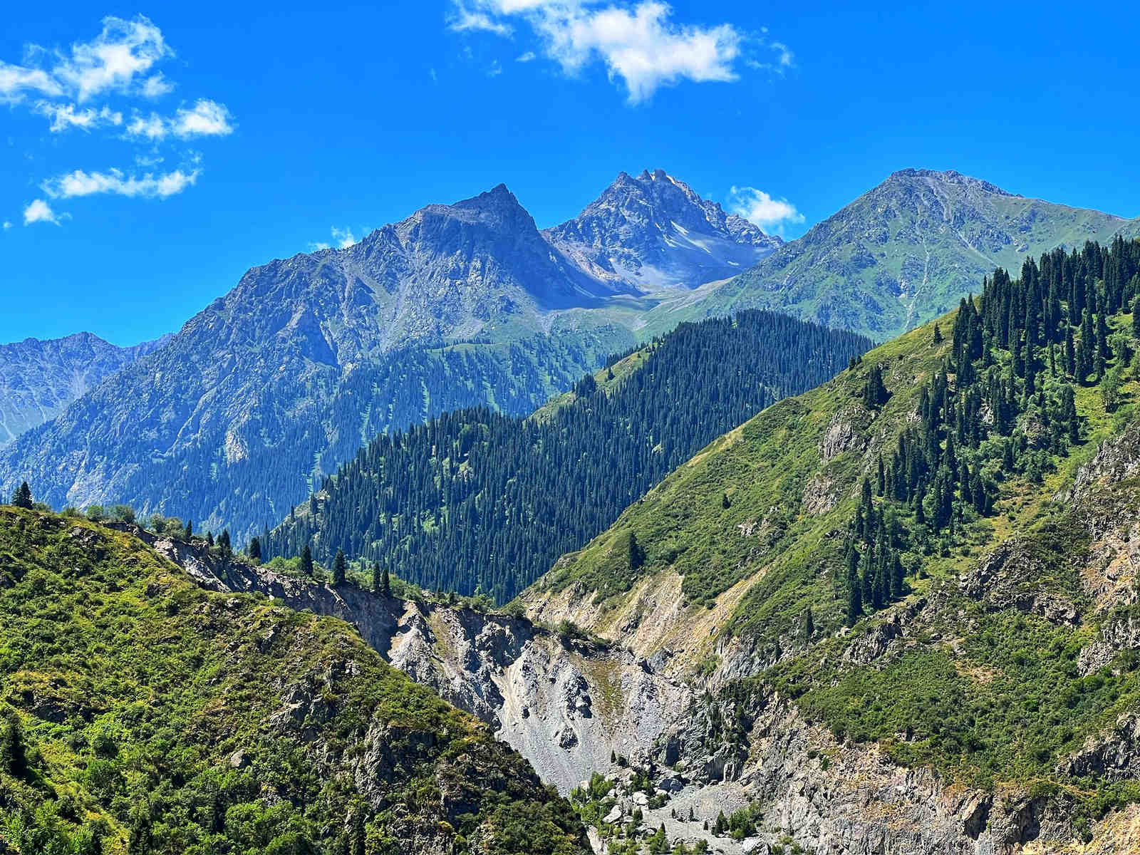 Issyk Lake and Turgen Gorge with Trout Farm Fishing
